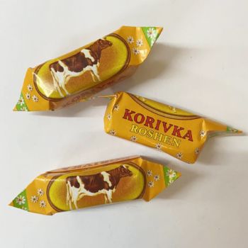 Cukr&iacute;ky mliečne &ldquo;Korovka&rdquo;
