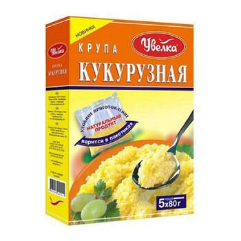 Kukuričn&aacute; krupica vo varn&yacute;ch vreck&aacute;ch Uvelka