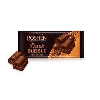 Prevzdu&scaron;nen&aacute; čierna čokol&aacute;da Roshen