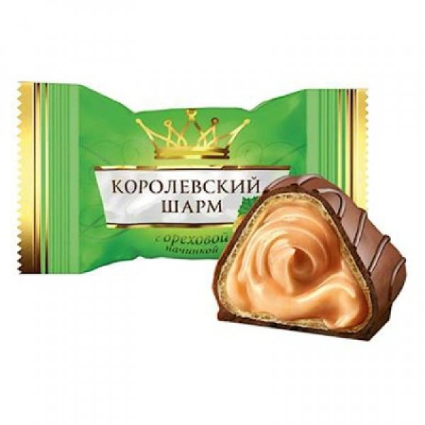 Cukriky čokoladové s orechová náplň AVK
