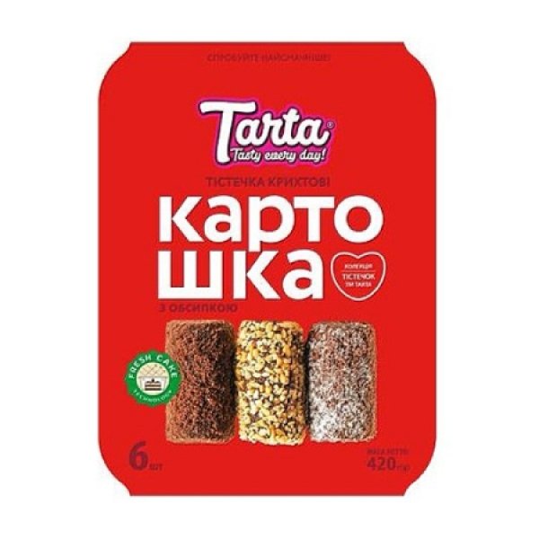 Koláč Kartoschka Tarta 6 ks