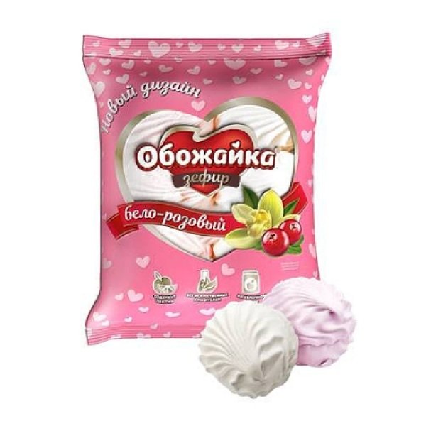 Zefir bielo-ružový Obozhajka