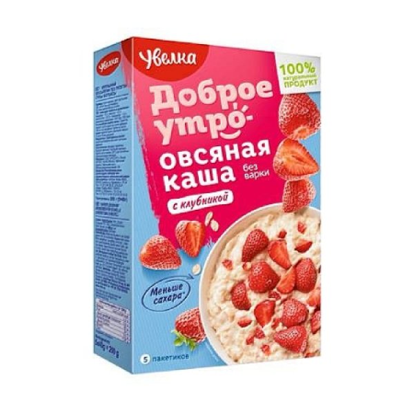 Ovsené vločky s jahodami Uvelka